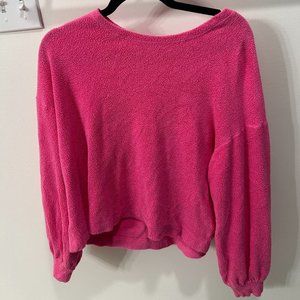 Evereve lightweight sherpa pullover